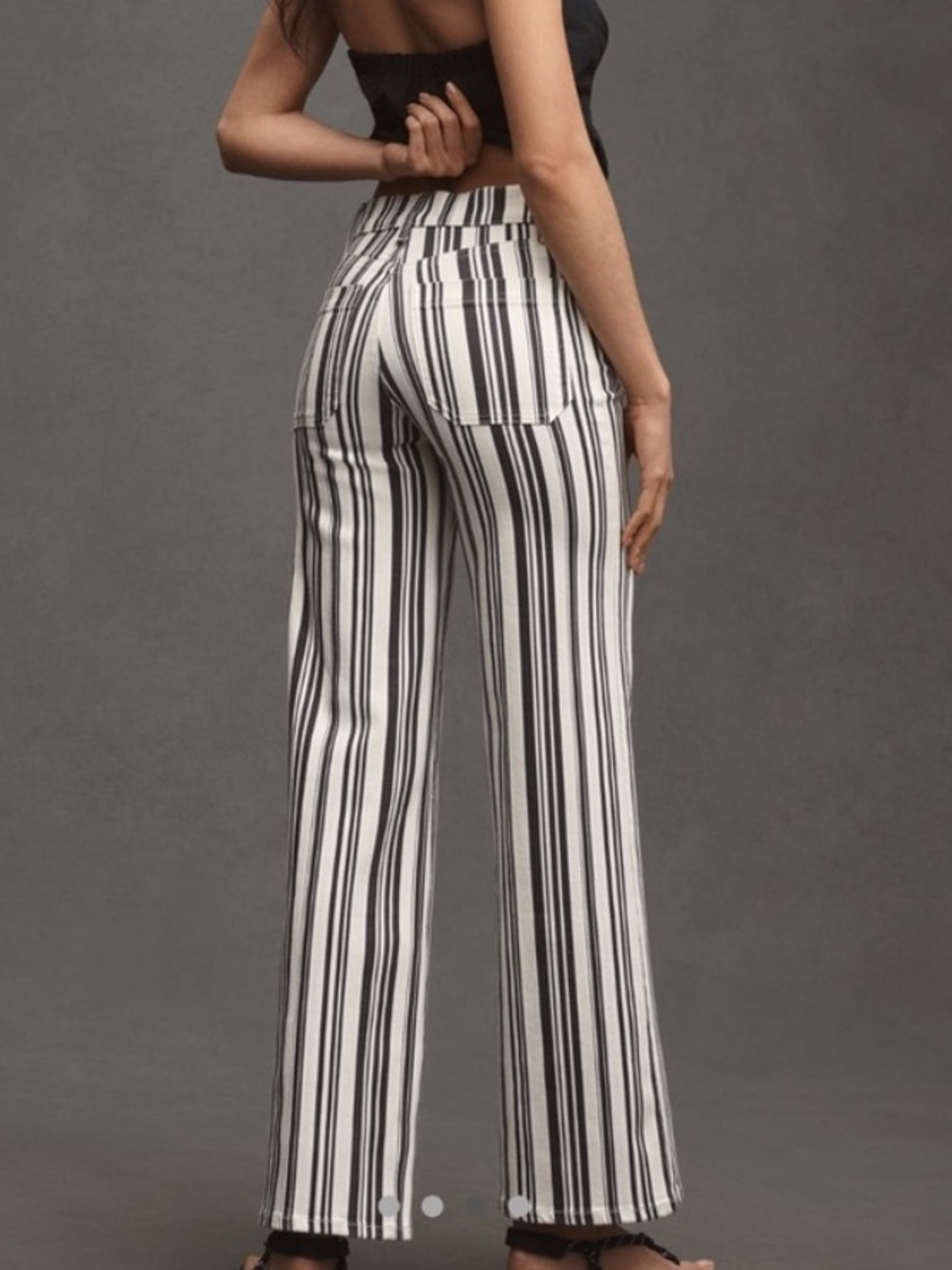 FRAME le Slim Palazzo High-Rise Wide-Leg Pants